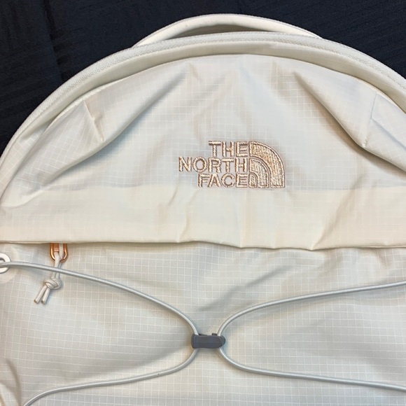 The North Face Off-White (tan) Backpack with Bungee System - Picture 3 of 8